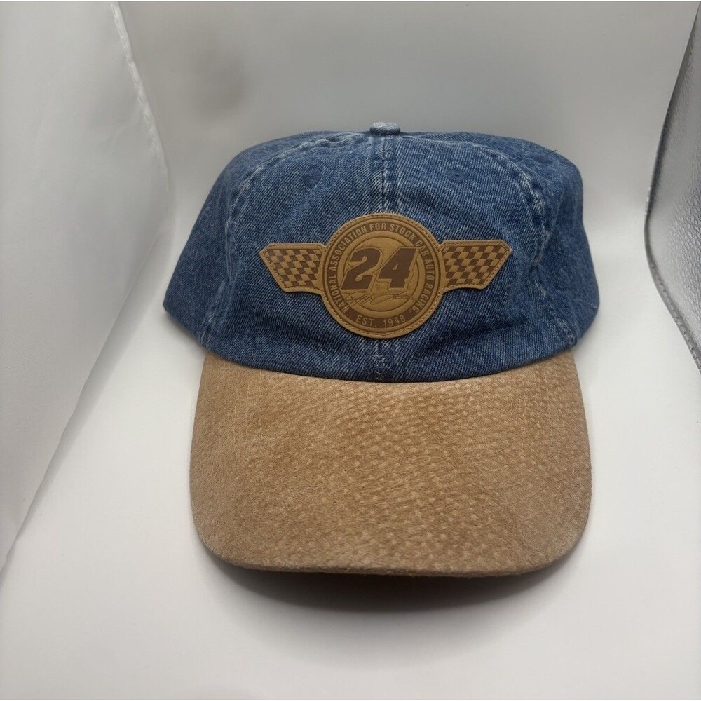 NASCAR Jeff Gordon #24 Denim Blue Chase Authentics Adjustable Hat